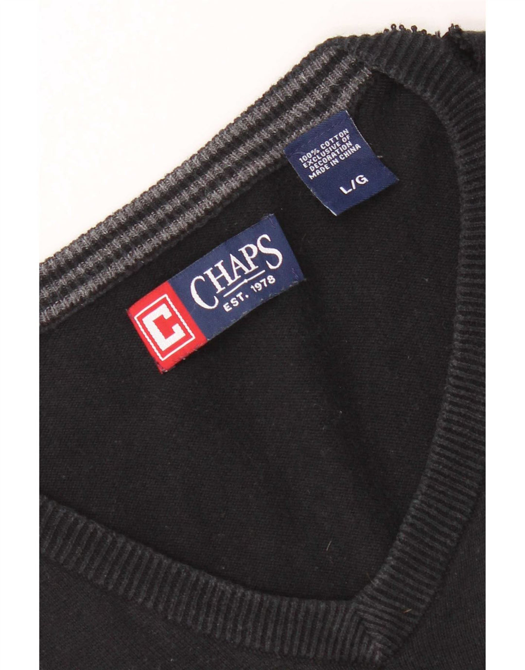 Chaps Mens Vest Tank Top Mare Bumbac Bleumarin