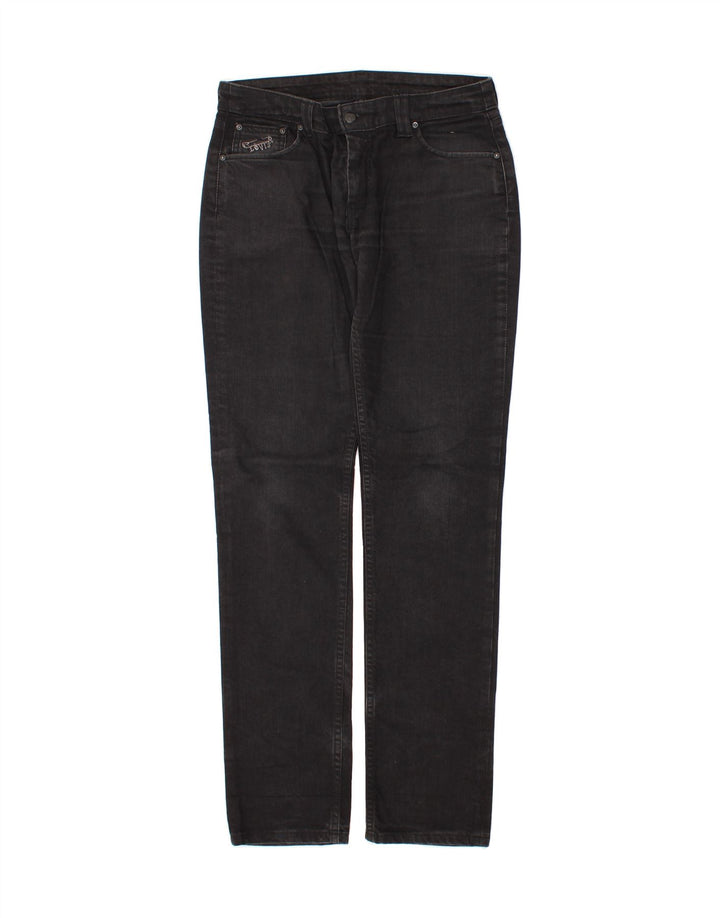 LEVI'S Womens Slim Jeans W32 L34 Black Cotton Vintage Levi's and Second-Hand Levi's from Messina Hembry 