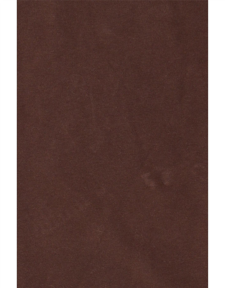 MASSIMO DUTTI Tricou pentru femei Top UK 14 Mare Bumbac maro