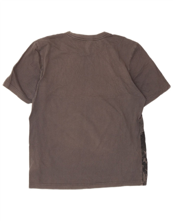 Tricou pentru bărbați Adidas cu model abstract Top mic bumbac gri