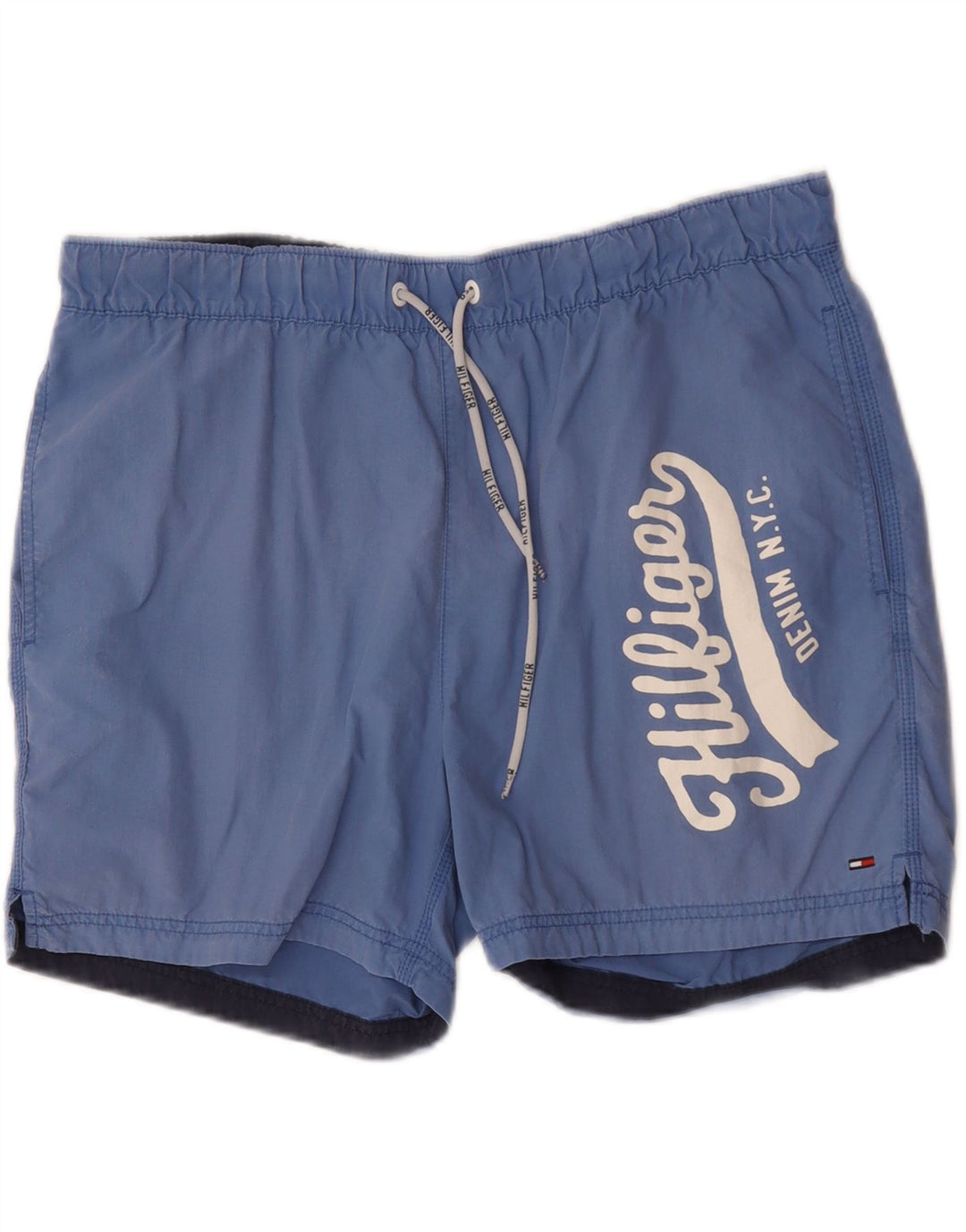 Pantaloni scurți de înot grafic pentru bărbați Tommy Hilfiger Poliester albastru mare