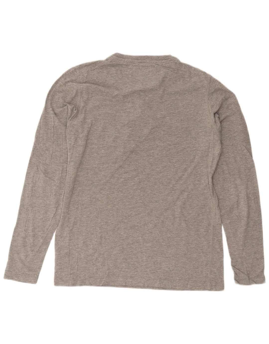 Jack & Jones Top pentru bărbați cu mânecă lungă mare, gri, bumbac cu pete