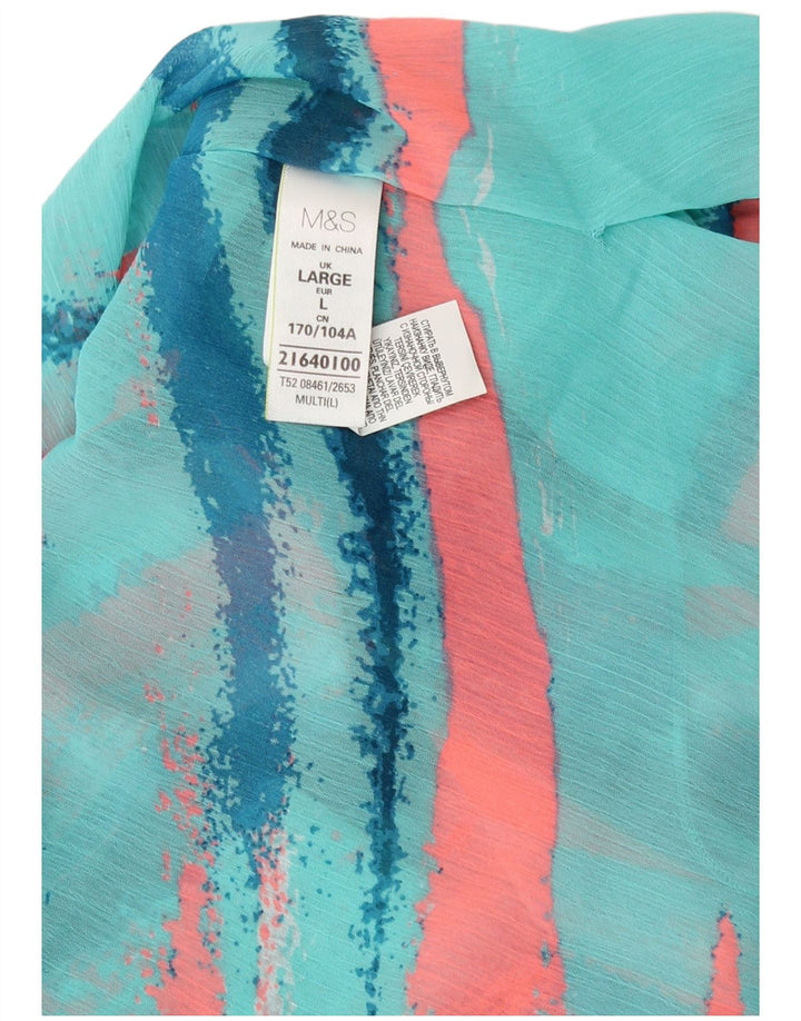 Rochie caftan pentru femei Marks & Spencer UK 16, mare, multicoloră, cu dungi