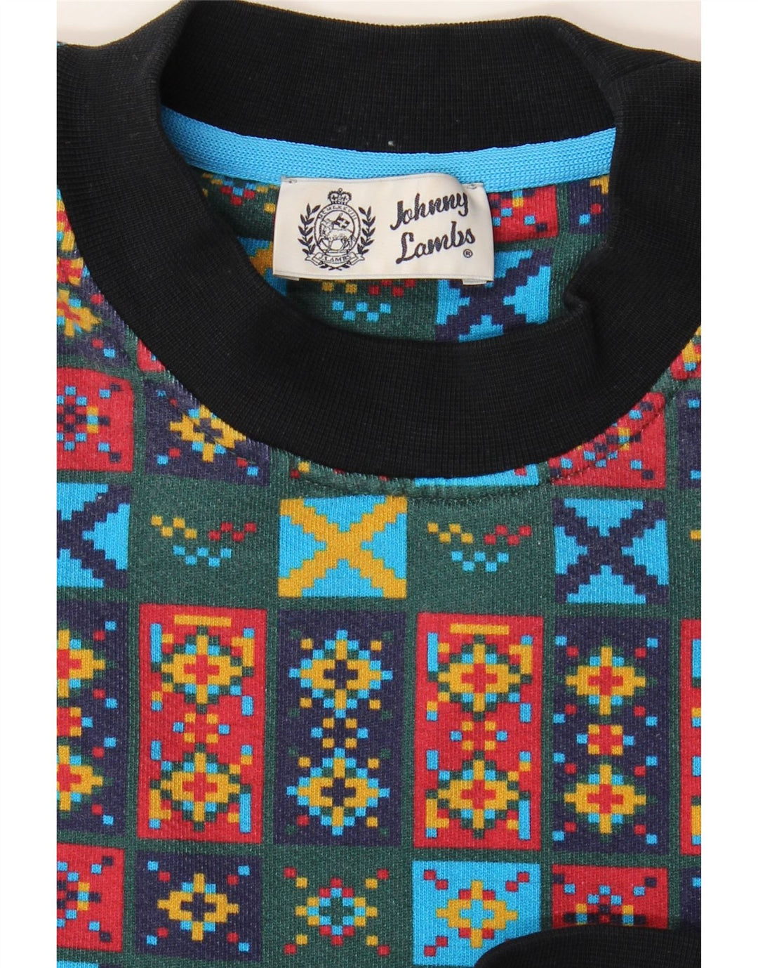JOHNNY LAMBS Hanorac pentru bărbați Pulover Mediu Multicolor Geometric