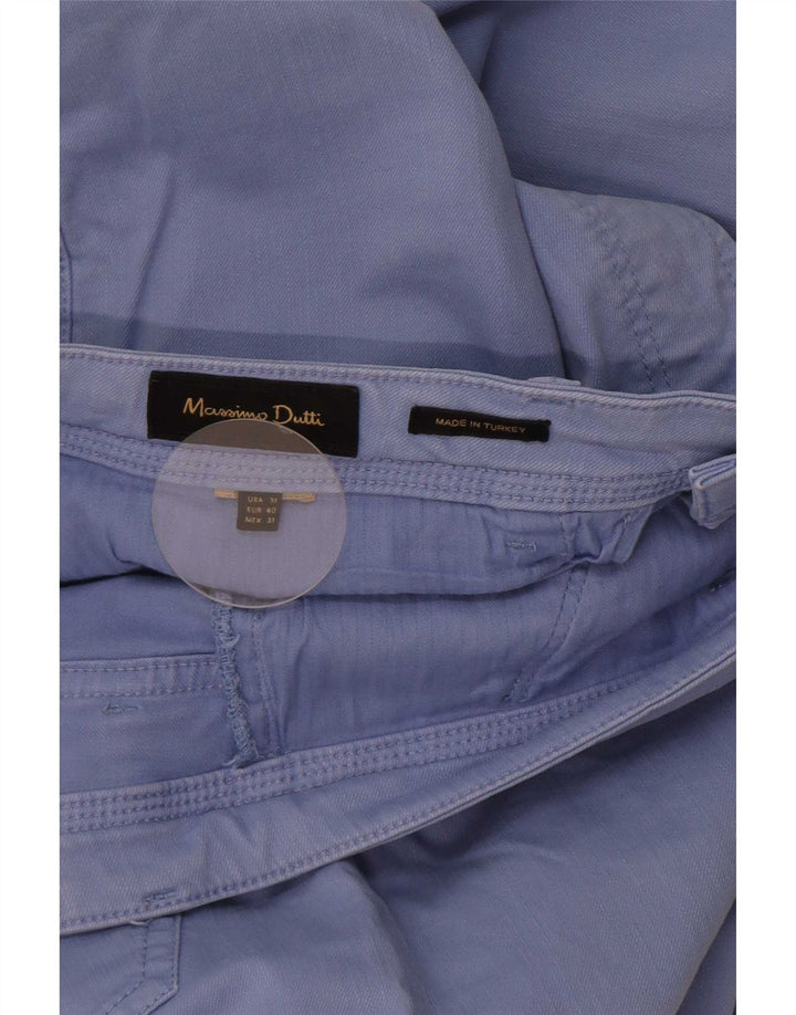 Massimo Dutti Pantaloni casual subțiri pentru bărbați EU 40 Mediu L31 L29 Albastru