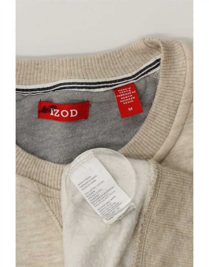 Pulover IZOD pentru bărbați, bumbac, bej mediu