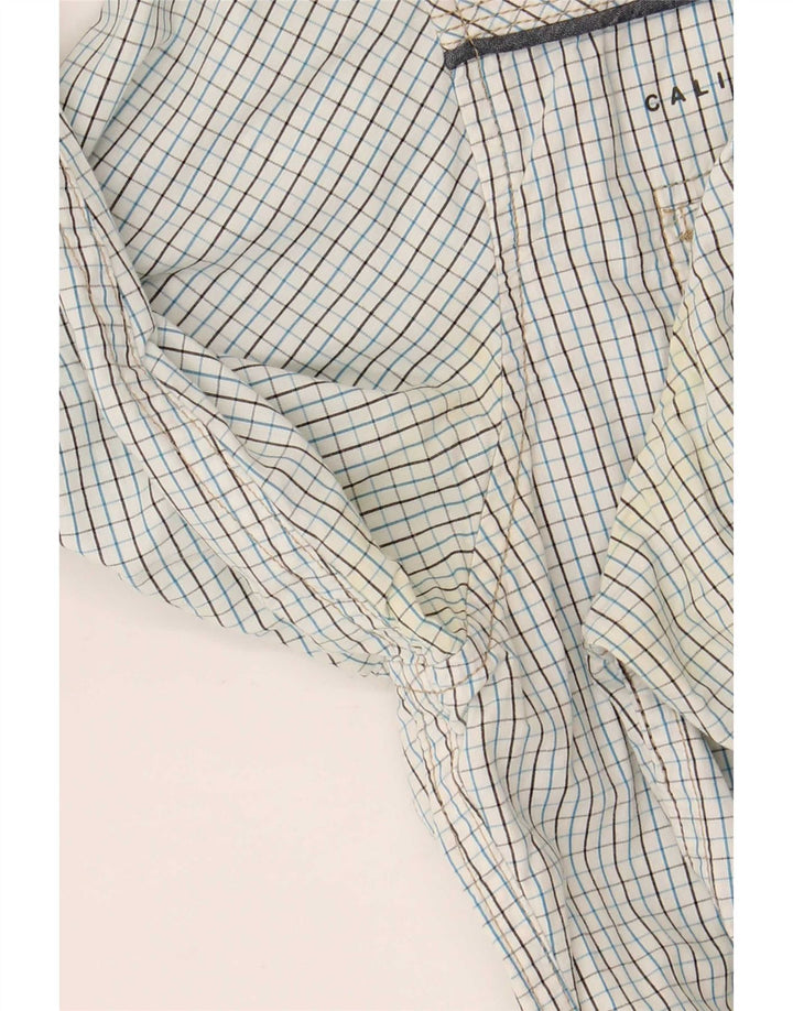 Cămașă O'Neill pentru bărbați, cu grafică slim fit, bumbac cu carouri albastru mediu