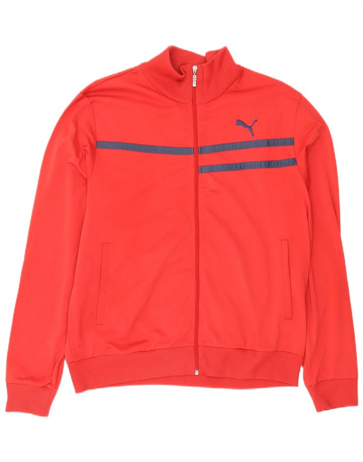 Jachetă de trening pentru bărbați Puma, poliester roșu 2XL