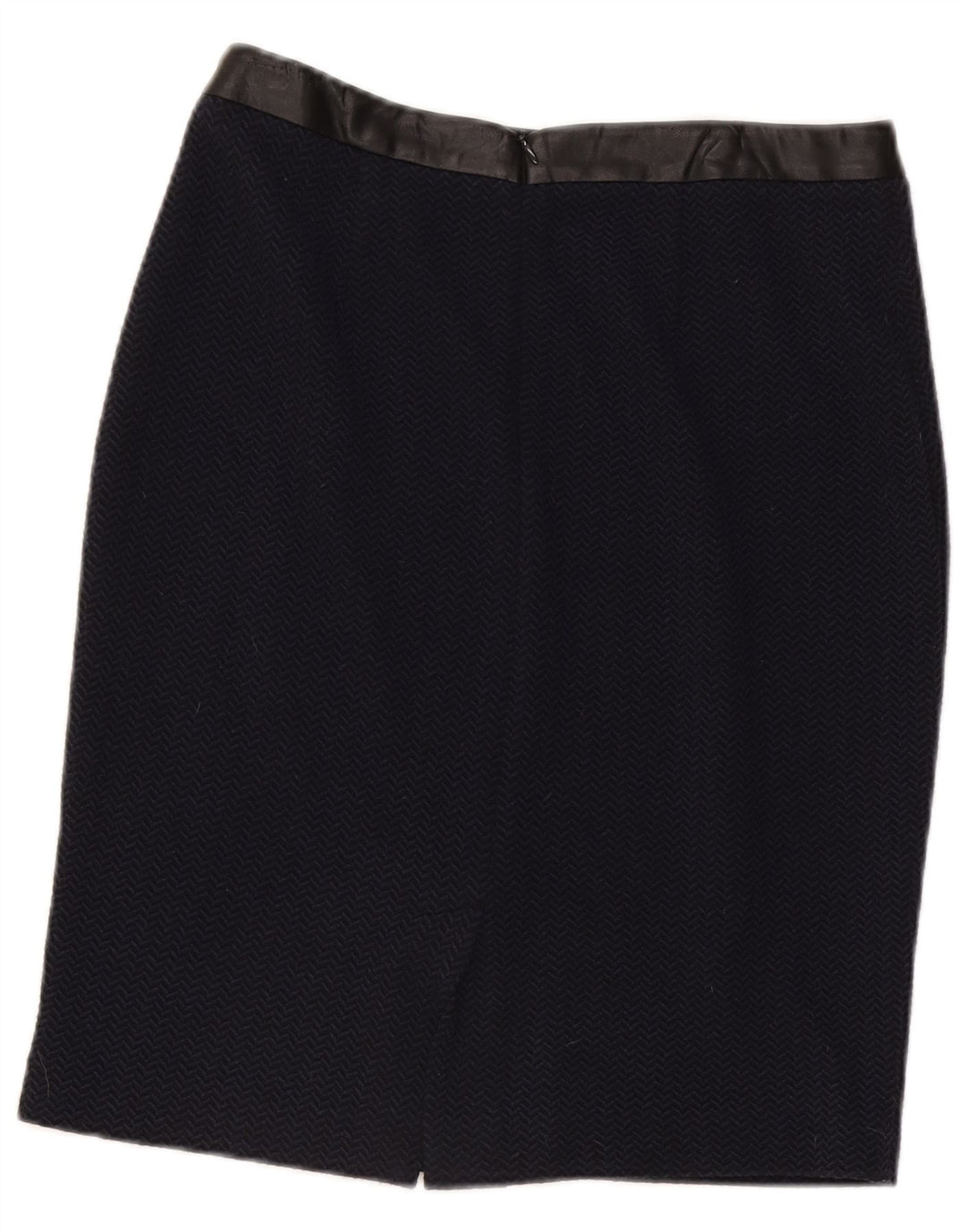 Fusta creion pentru femei Trussardi IT 42 Medium W30 Blue Marine Herringbone