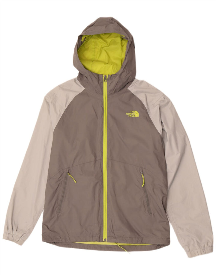 Jachetă de ploaie cu glugă pentru bărbați The North Face UK 38 Medium Gri Nylon Colorblock
