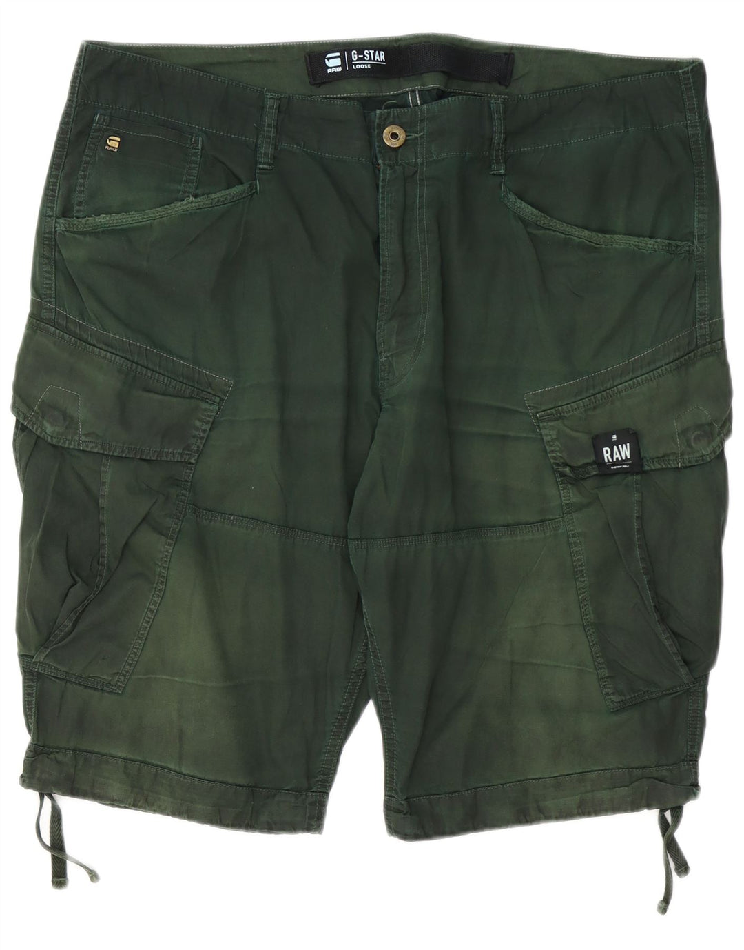 Pantaloni scurti cargo G-STAR pentru bărbați, W40 XL, verde bumbac