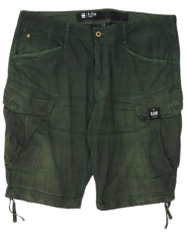 Pantaloni scurti cargo G-STAR pentru bărbați, W40 XL, verde bumbac