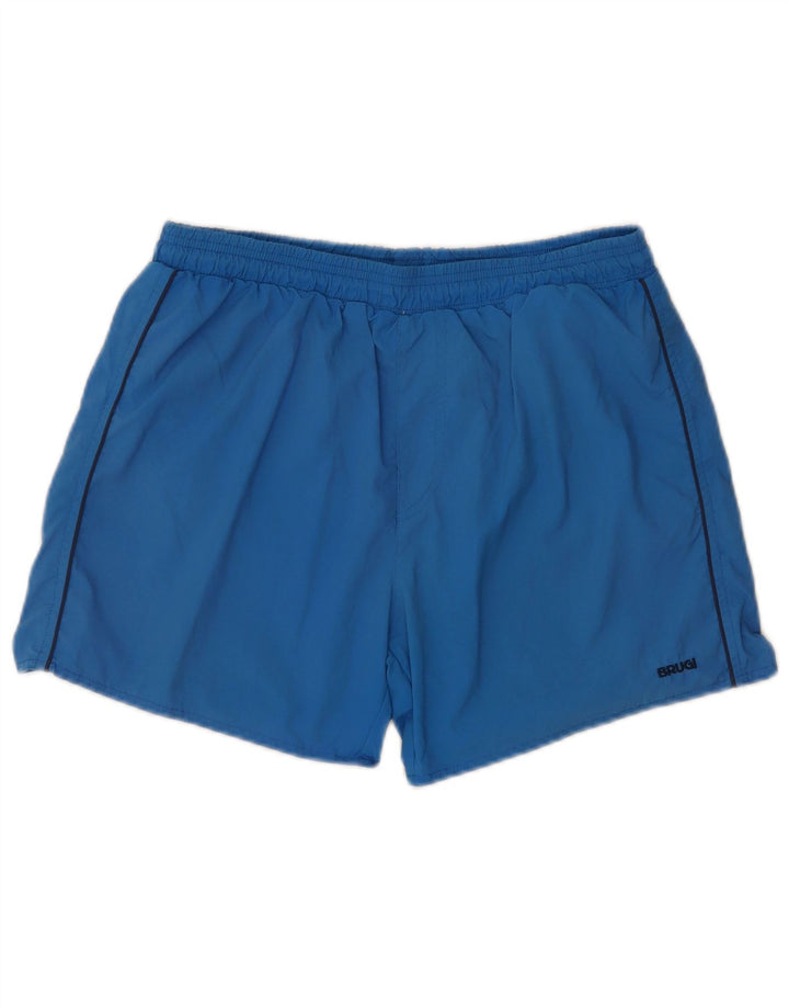 Pantaloni scurți de înot Brugi pentru bărbați, albastru mediu