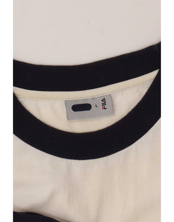 Fila Tricou grafic pentru bărbați Top Large White
