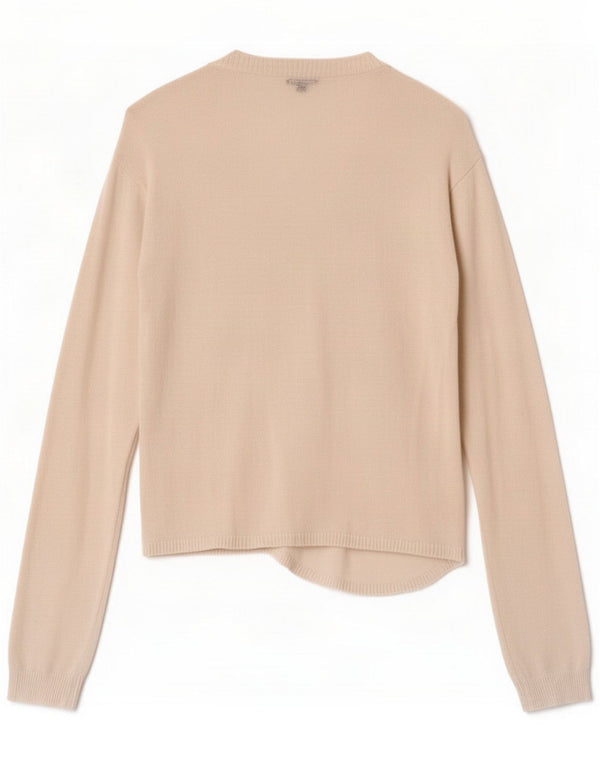 Hobbs Pulover cardigan pentru femei UK 14 Medium Off White Viscose