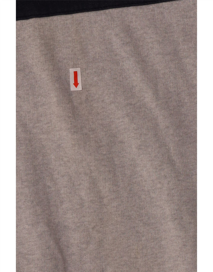 Hanorac cu grafic pentru bărbați Adidas Jumper mare, gri, bloc de culoare