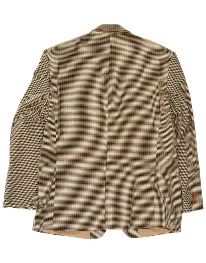 Sacou Angiolo Miliotti pentru bărbați, cu 2 nasturi, UK 42 XL, verde, picioare de găină