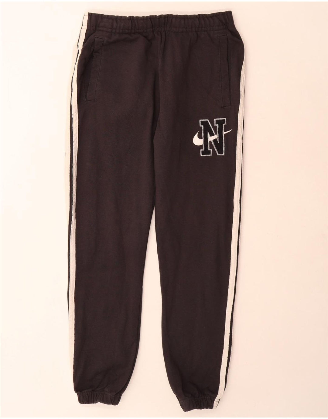 Pantaloni de trening grafic Nike pentru bărbați Pantaloni de jogging, medii, negru, color block