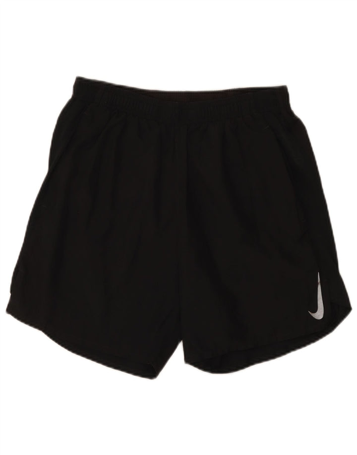 Pantaloni scurți sport Nike Dri Fit pentru bărbați, poliester mediu negru