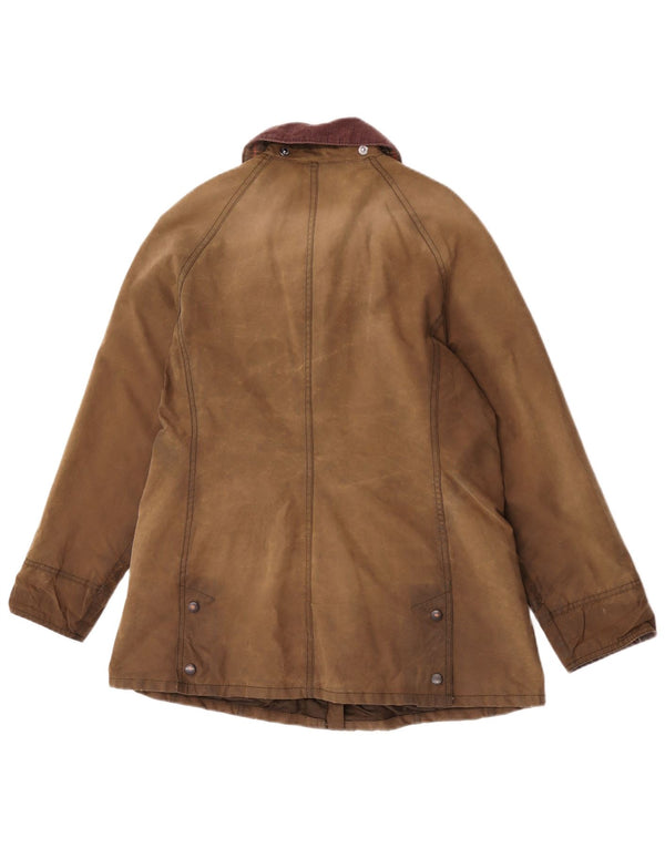 Jachetă pentru femei Barbour din bumbac cerat UK 14 Maro mare