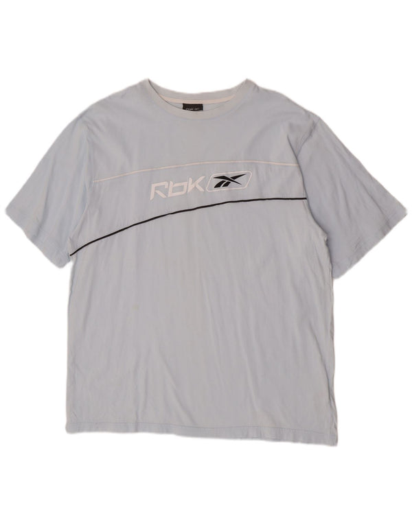 Tricou grafic pentru bărbați Reebok Top 2XL, bumbac, albastru