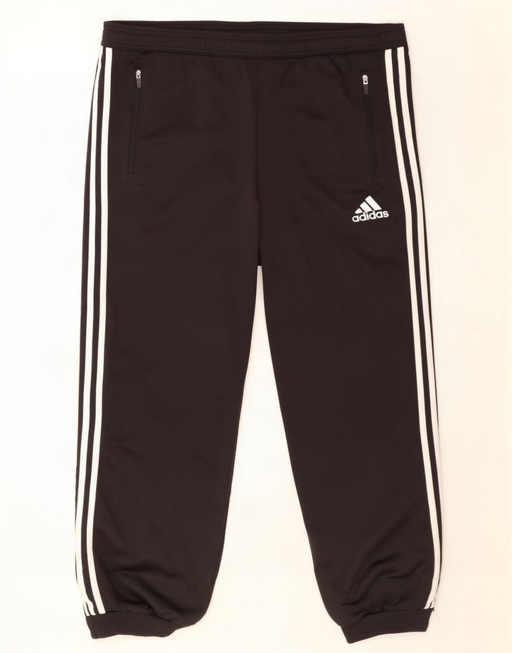 Adidas Pantaloni de trening pentru bărbați Joggeri mari, negru, poliester