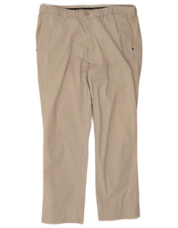 Massimo Dutti Pantaloni chino slim pentru bărbați EU 44 Large W34 L26 Bej