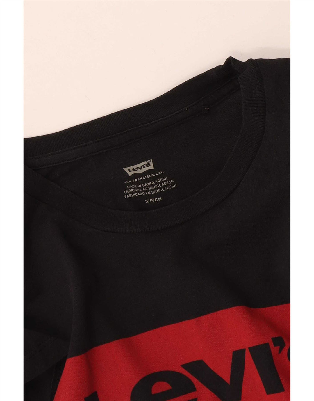 Tricou grafic pentru bărbați Levi's Top Mic Negru