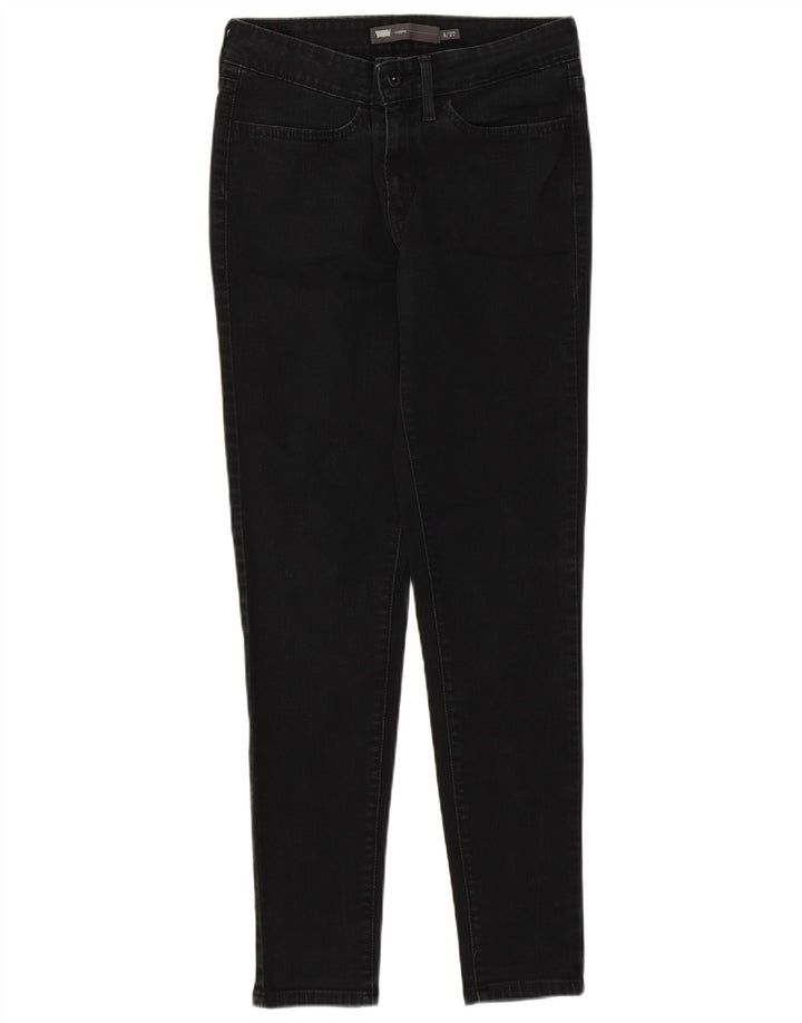 Jeans Levi's pentru femei cu jambiere US 4 Small W27 L28 Bumbac negru