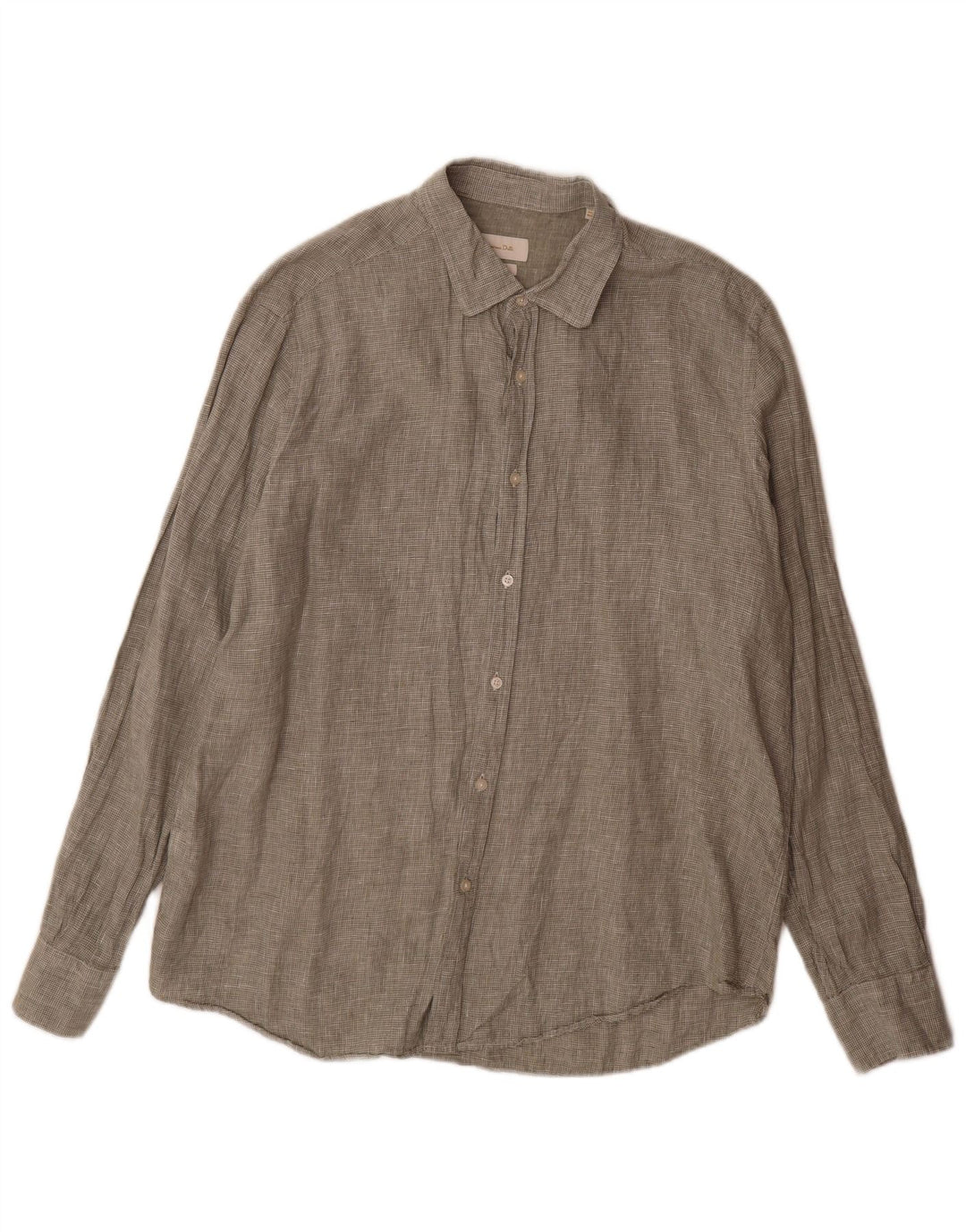 Cămașă Massimo Dutti pentru bărbați, XL, verde Houndstooth