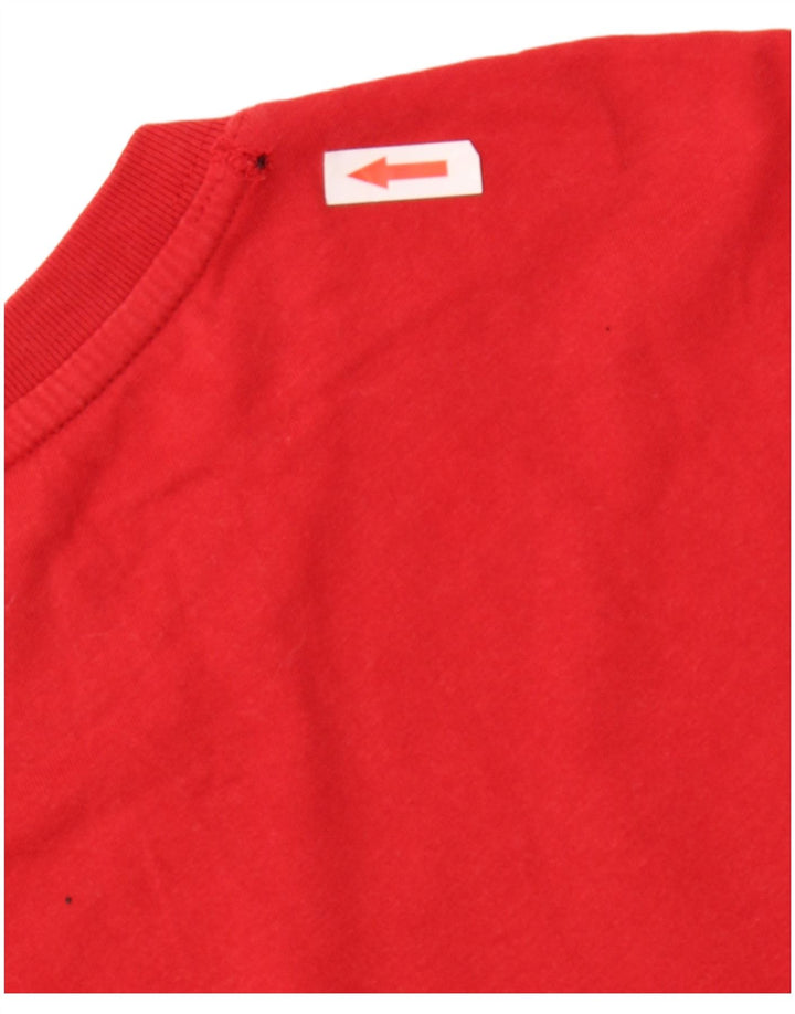 Tricou grafic Superdry pentru bărbați Top mic, roșu, bumbac