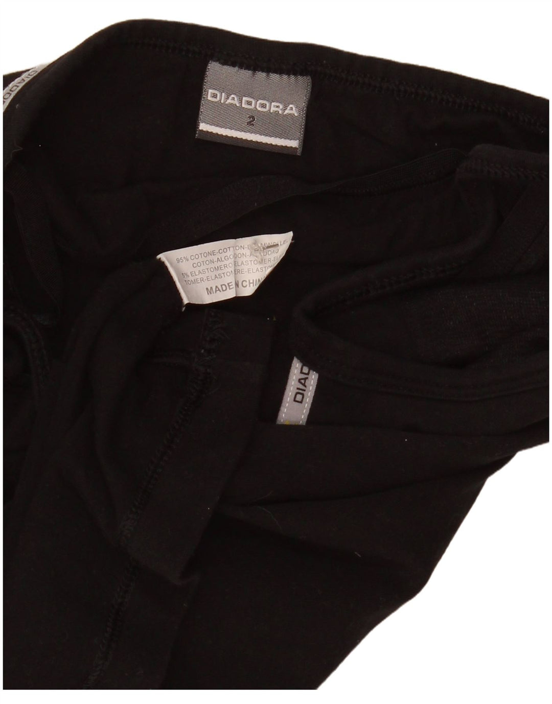 Diadora Womens Cami Top US 2 XS Bumbac Negru