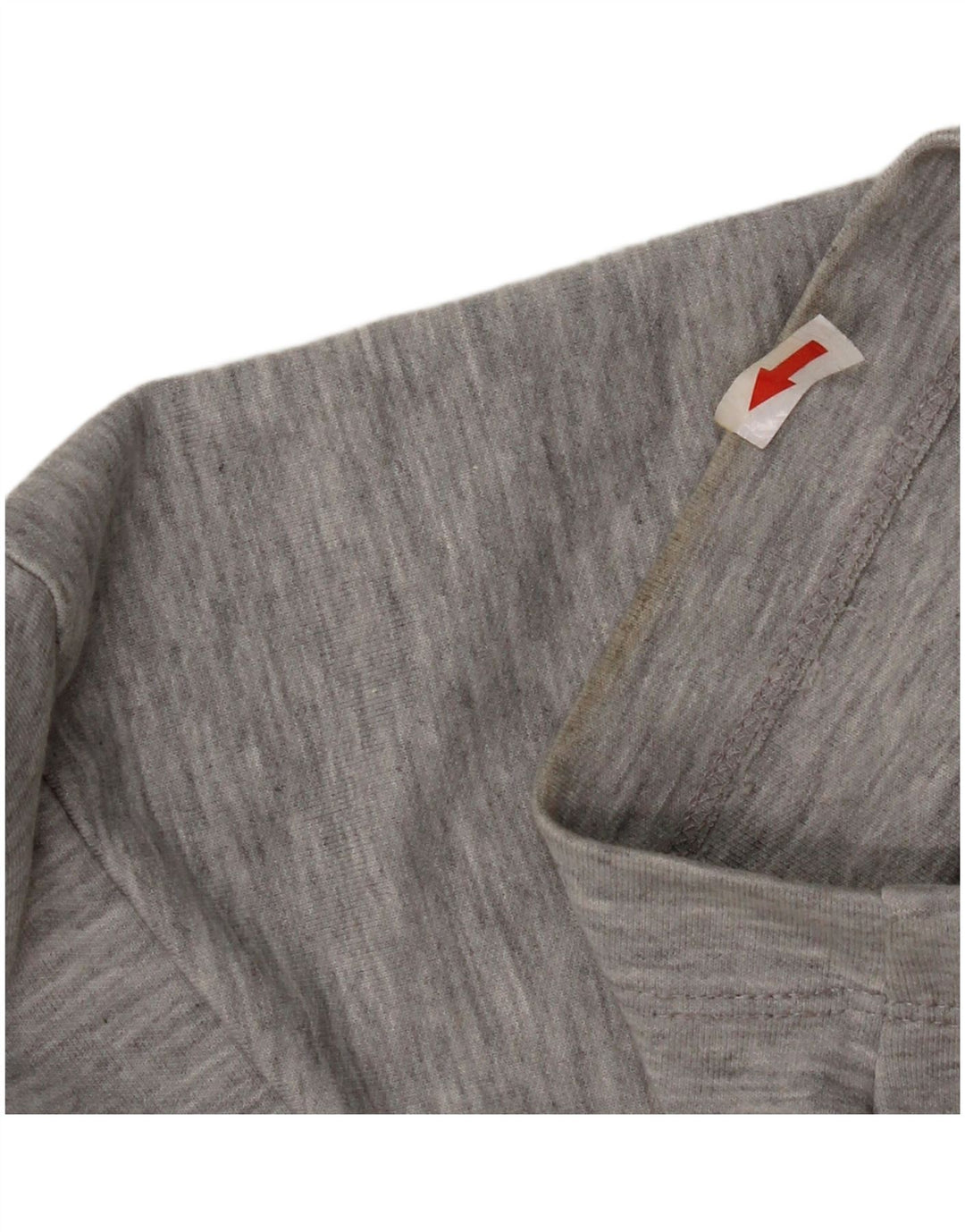 Top tricou pentru femei Zara UK 16 mare poliester cu pături gri