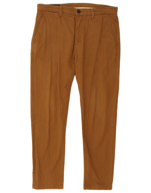 Pantaloni chino slim pentru bărbați Zara EU 42 Large L32 L28 Bej