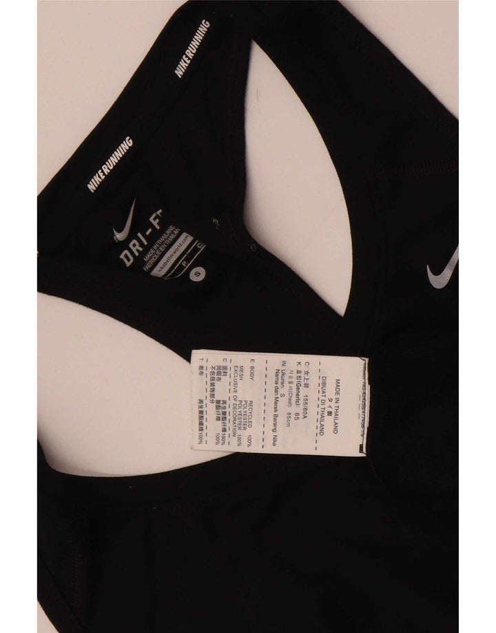Vesta Nike Dri Fit pentru femei UK 8 Small Poliester negru