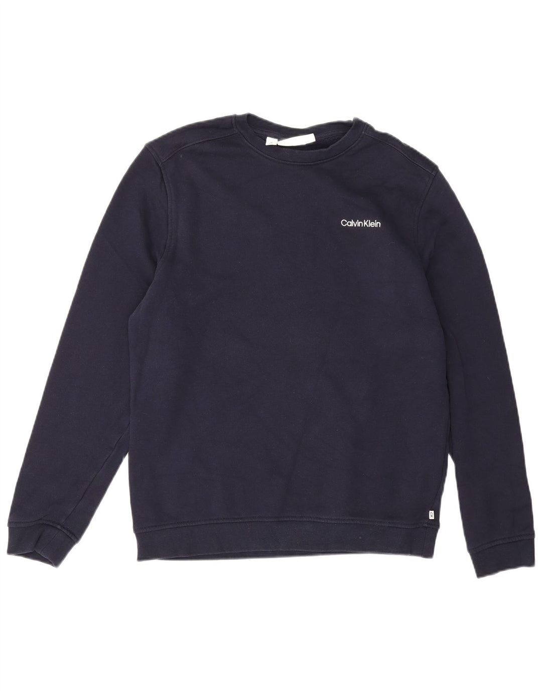 Hanorac Calvin Klein pentru bărbați de golf Pulover mediu din bumbac bleumarin