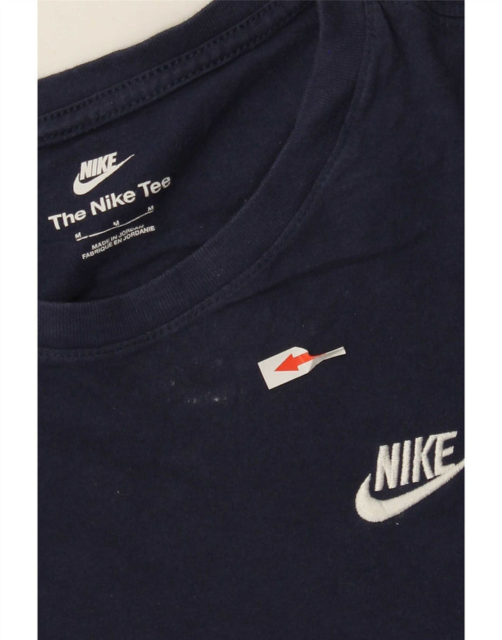 Tricou pentru bărbați Nike Top mediu din bumbac bleumarin