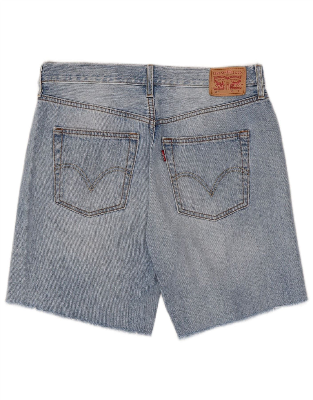 Pantaloni scurți Levi's 501 Denim W30 Medium Blue Bumbac