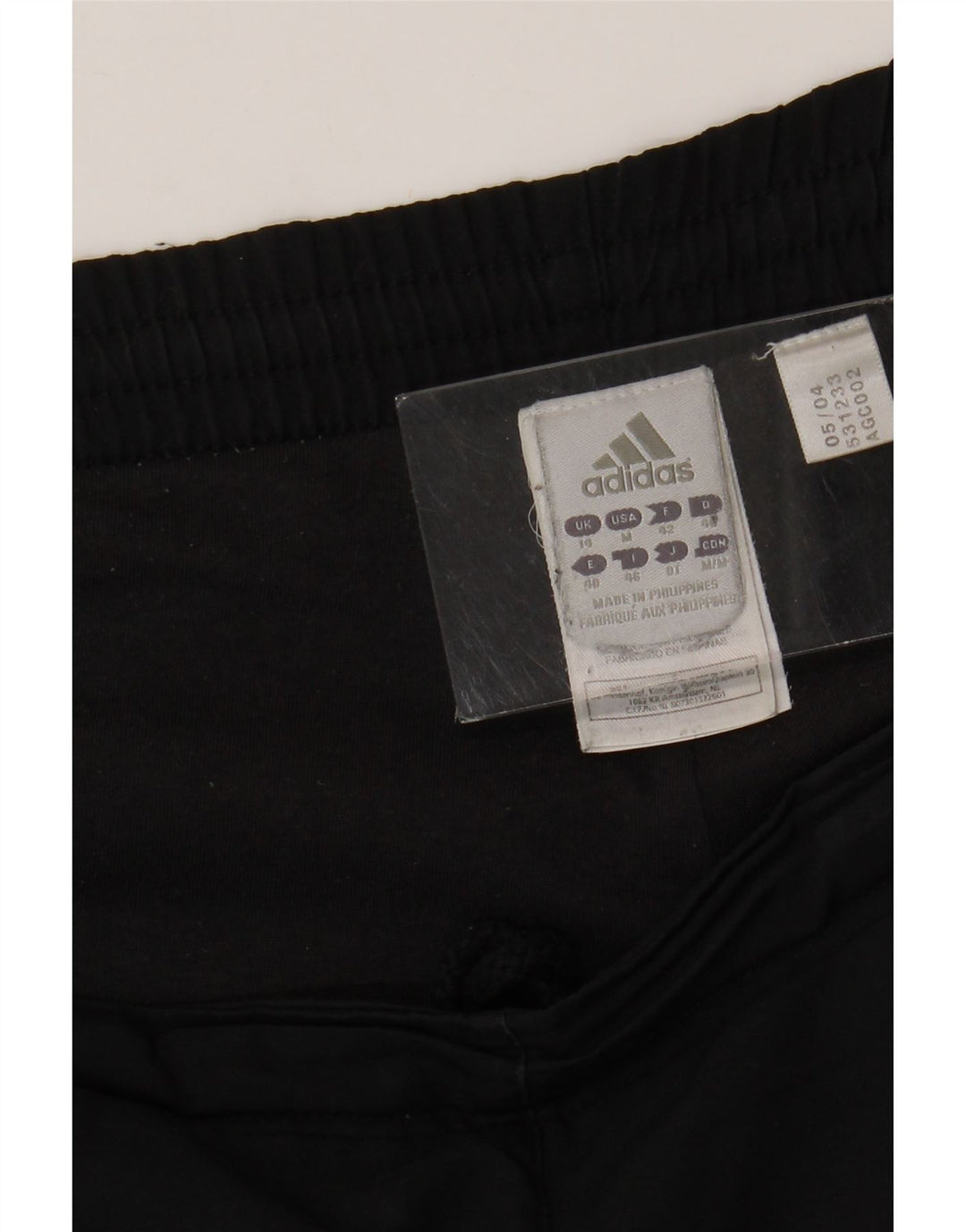 Pantaloni de trening Adidas pentru femei UK 14 Poliester mediu negru