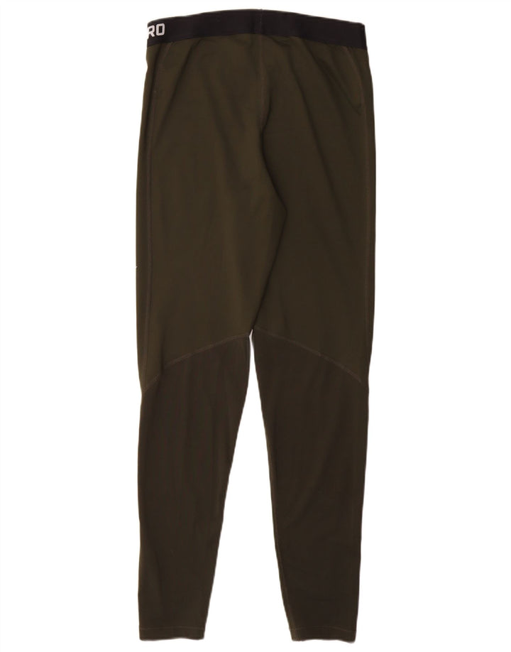 Leggings grafici NIKE Dri Fit pentru femei UK 14 Poliester kaki mare