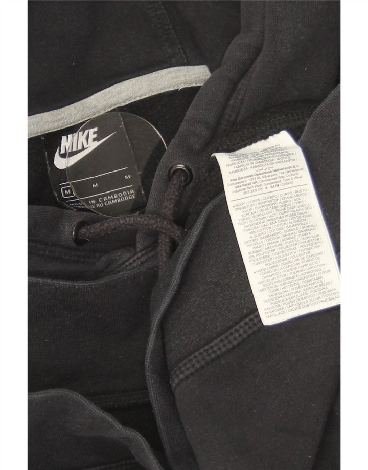 Pulover Nike pentru bărbați, bumbac mediu negru