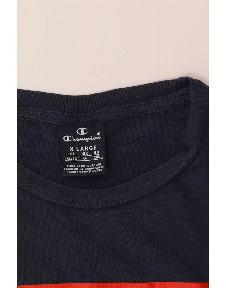 Tricou grafic pentru bărbați Champion Top XL Bleumarin