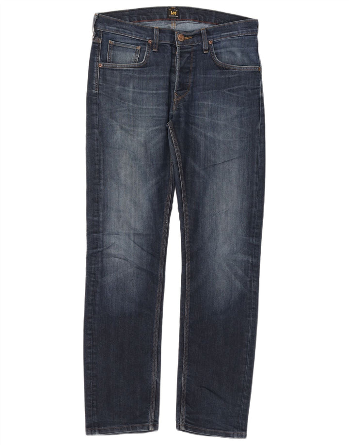 Lee Mens Daren Blugi Slim W33 L31 Albastru Bumbac