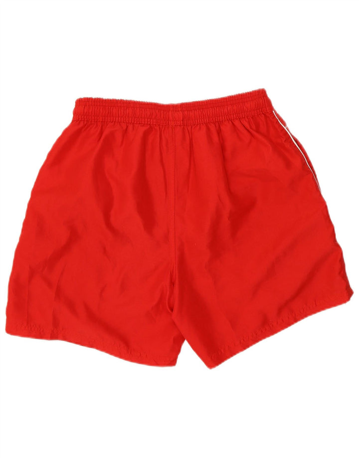 Pantaloni scurți de înot grafic pentru bărbați Diadora, poliester roșu mediu