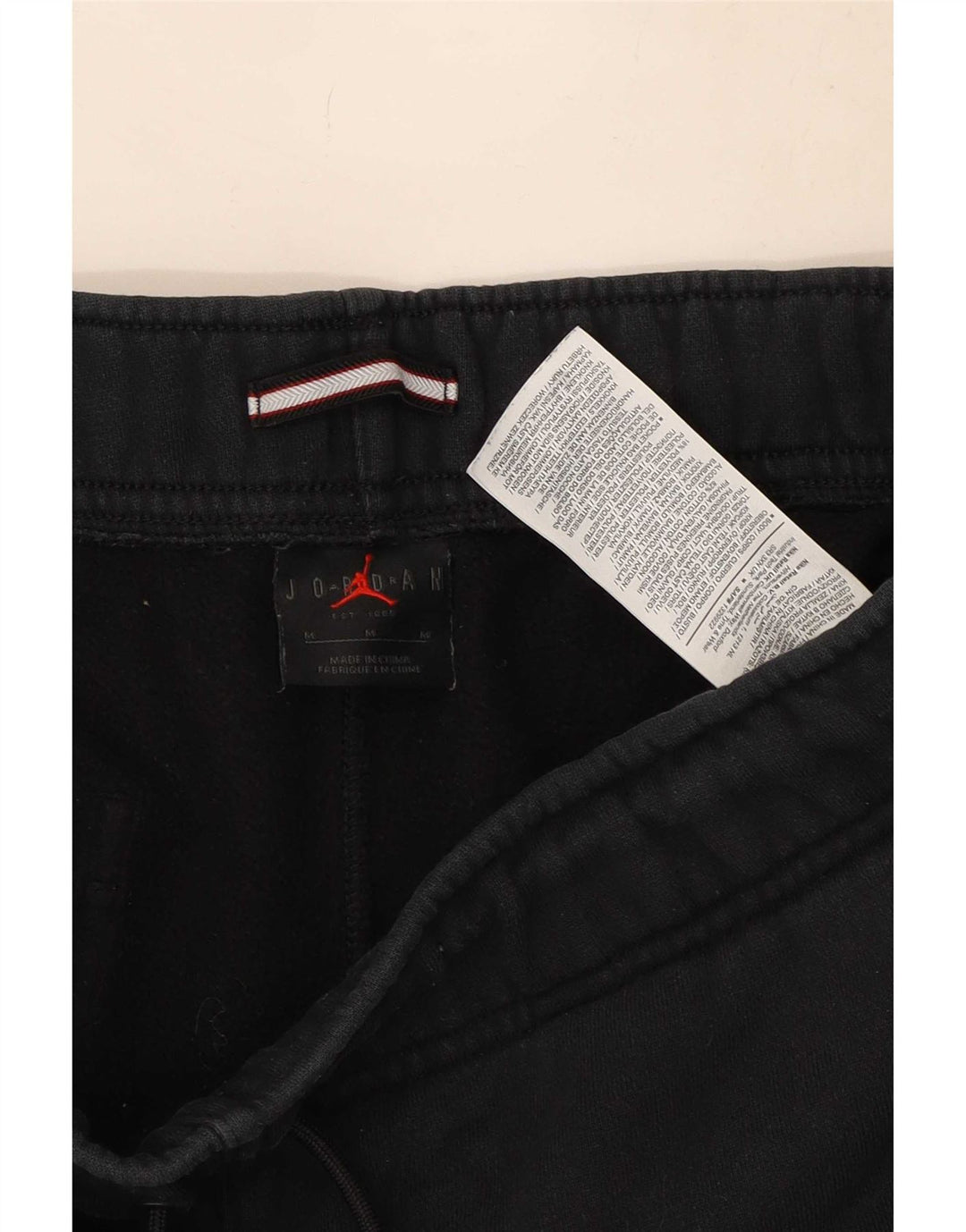 Pantaloni scurți sport Jordan pentru bărbați, bumbac mediu negru
