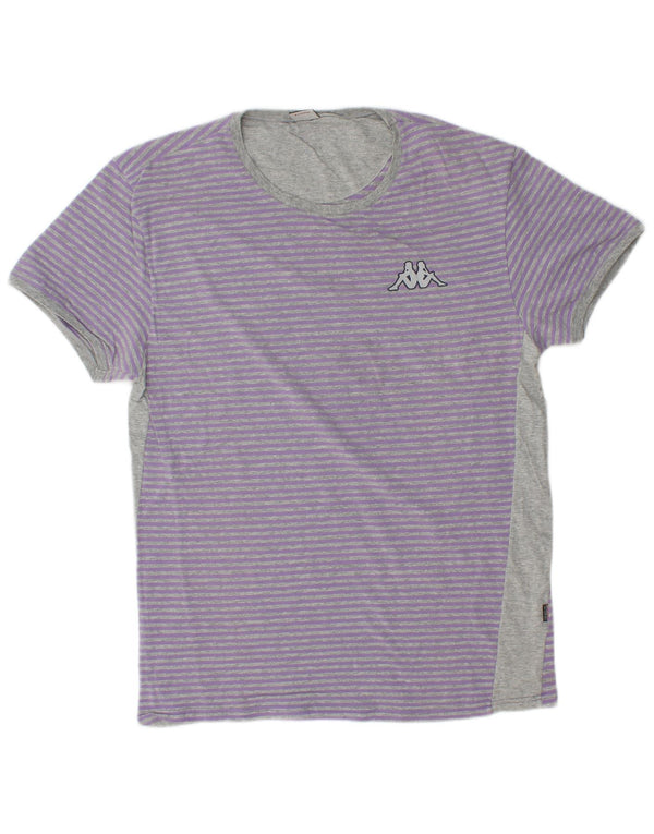 Tricou Bărbați KAPPA Top XL Purple Pinstripe Bumbac