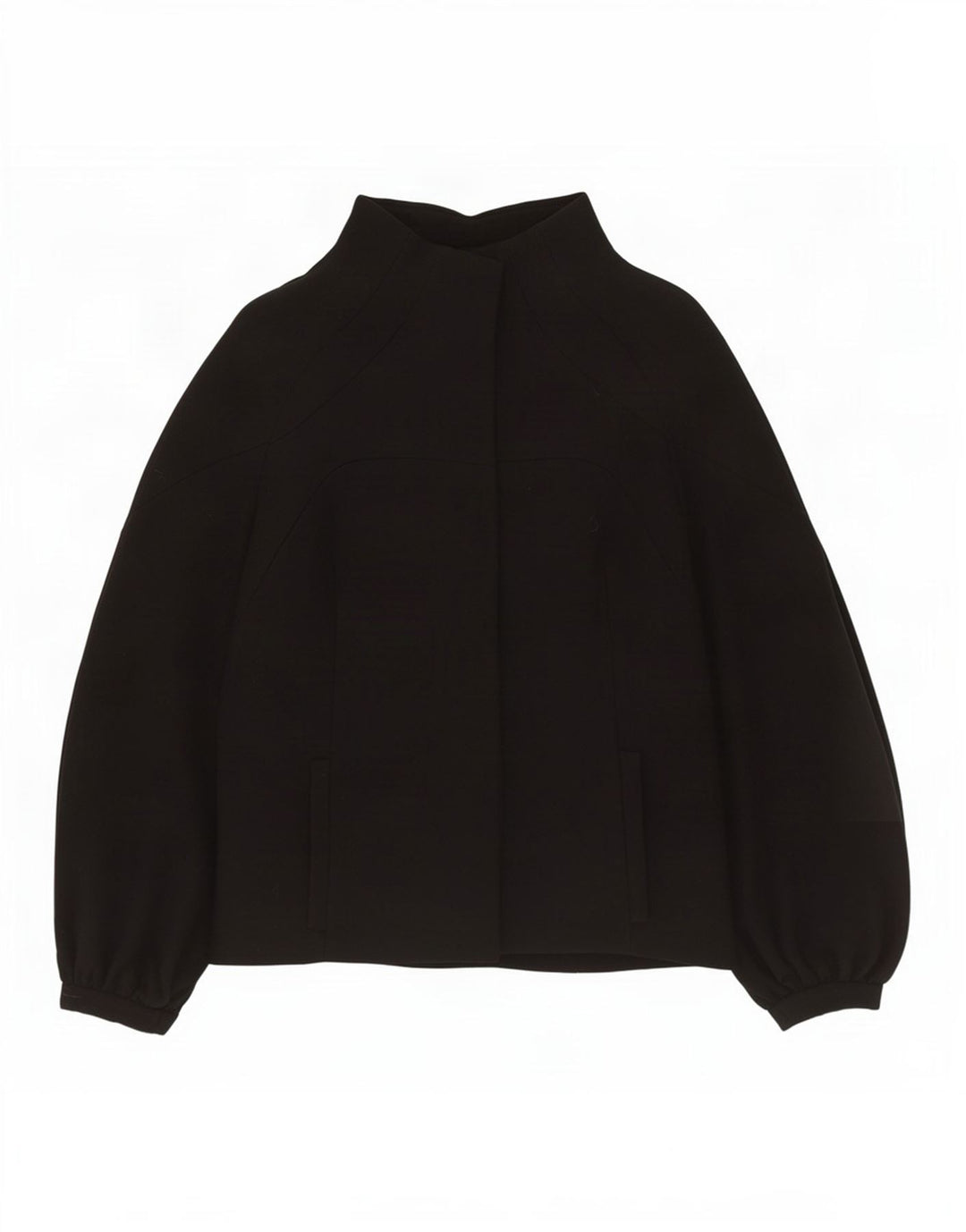 Blazer pentru femei Zara UK 12 Lână neagră medie