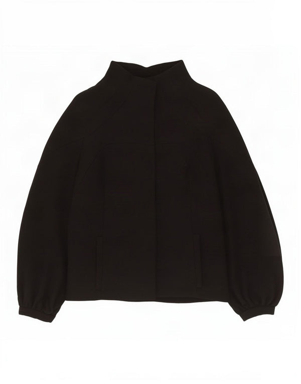 Blazer pentru femei Zara UK 12 Lână neagră medie
