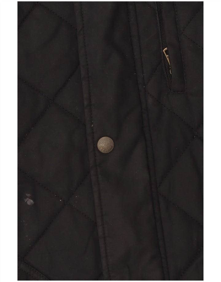 Gilet matlasat pentru bărbați Fat Face UK 42 XL Poliester negru