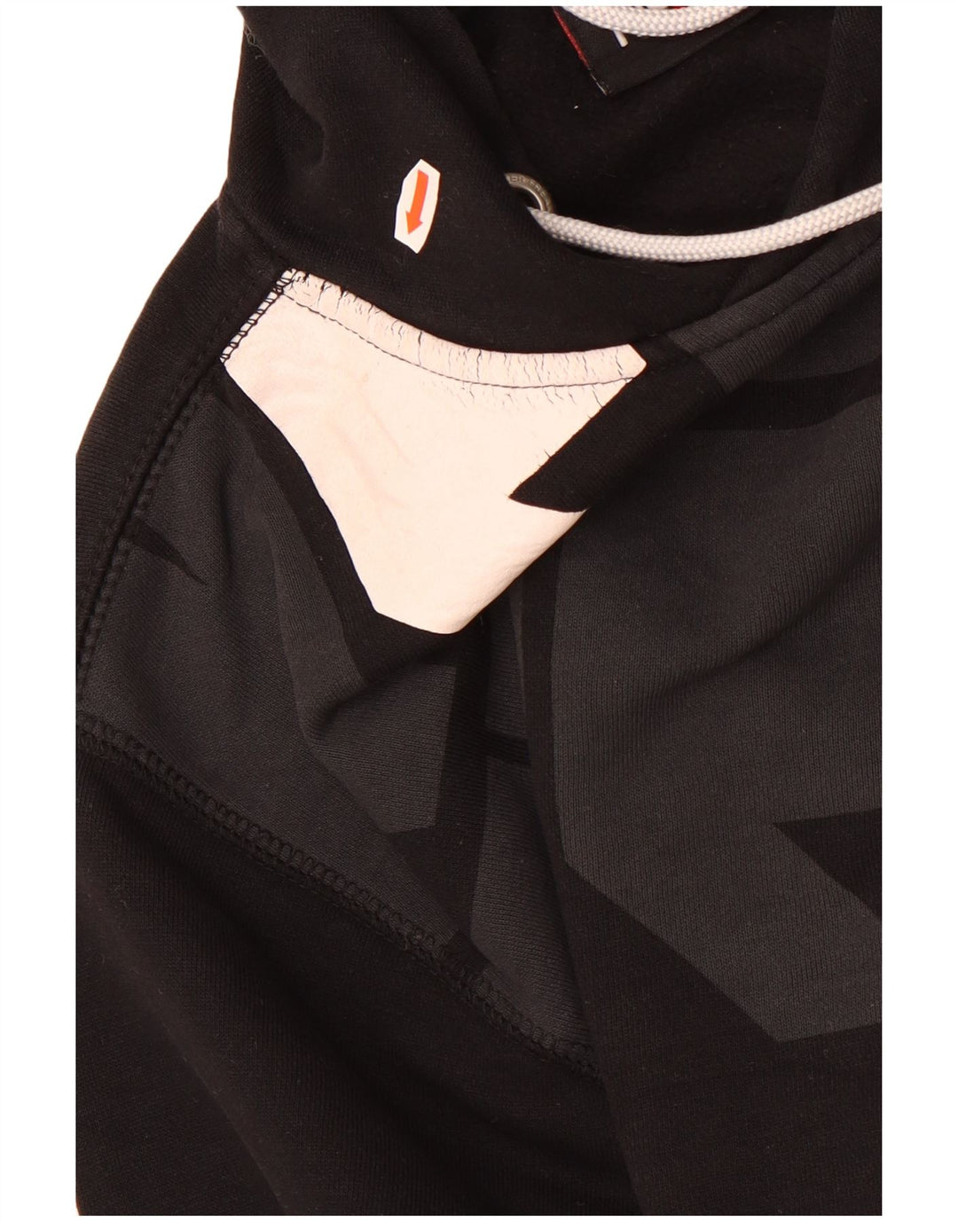 Sneaker Freak pentru bărbați Graphic Hoodie Jumper Mic Negru